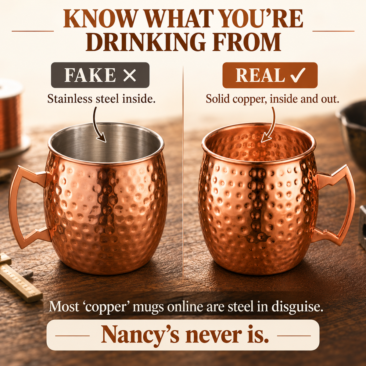 Nancy's Copper Mug 350ml