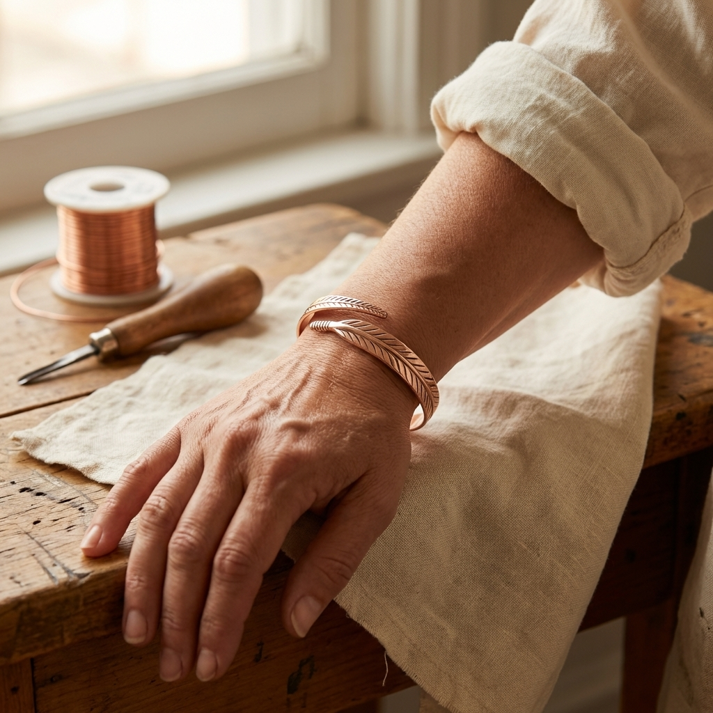 Nancy's Root Copper Bracelet