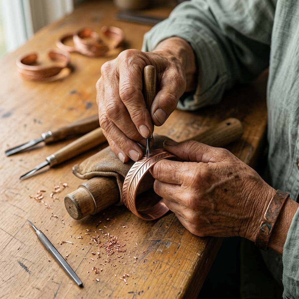 Nancy's Root Copper Bracelet