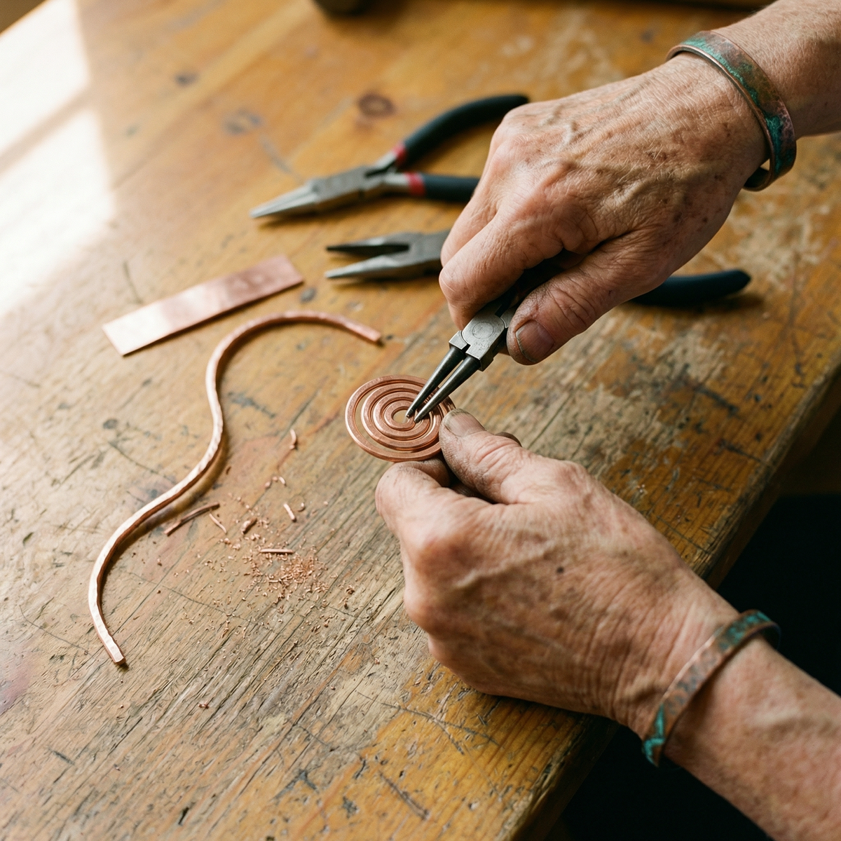 Nancy's Coil Copper Anklet