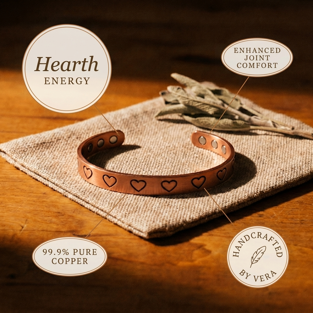 Copper Love Hearth Copper Bracelet