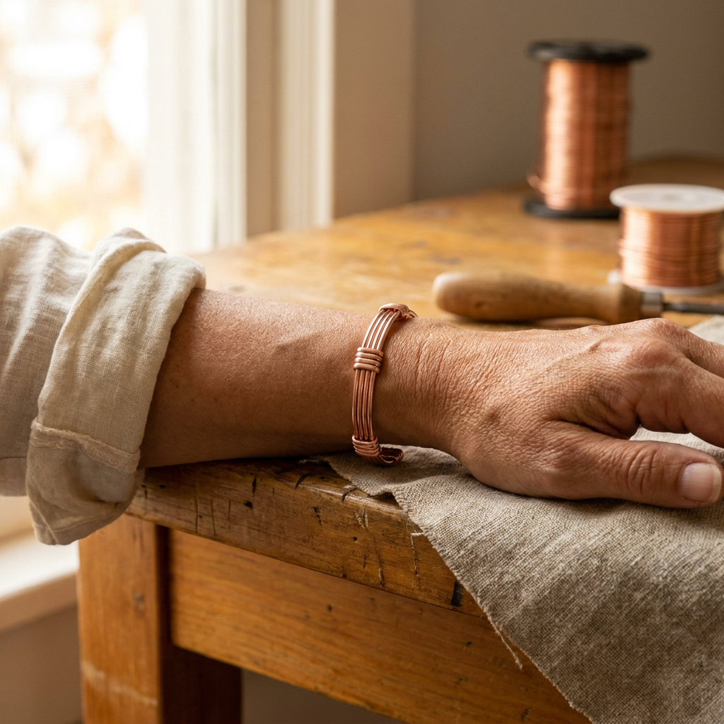 Nancy's Sere Copper Bracelet