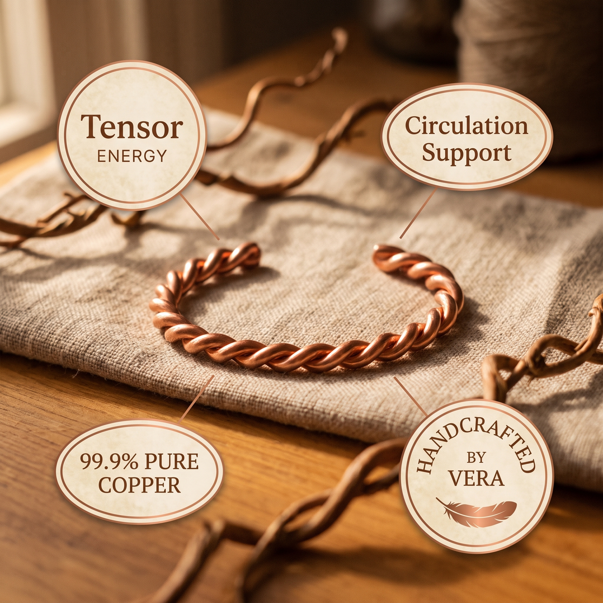 Nancy's Tensor Copper Bracelet