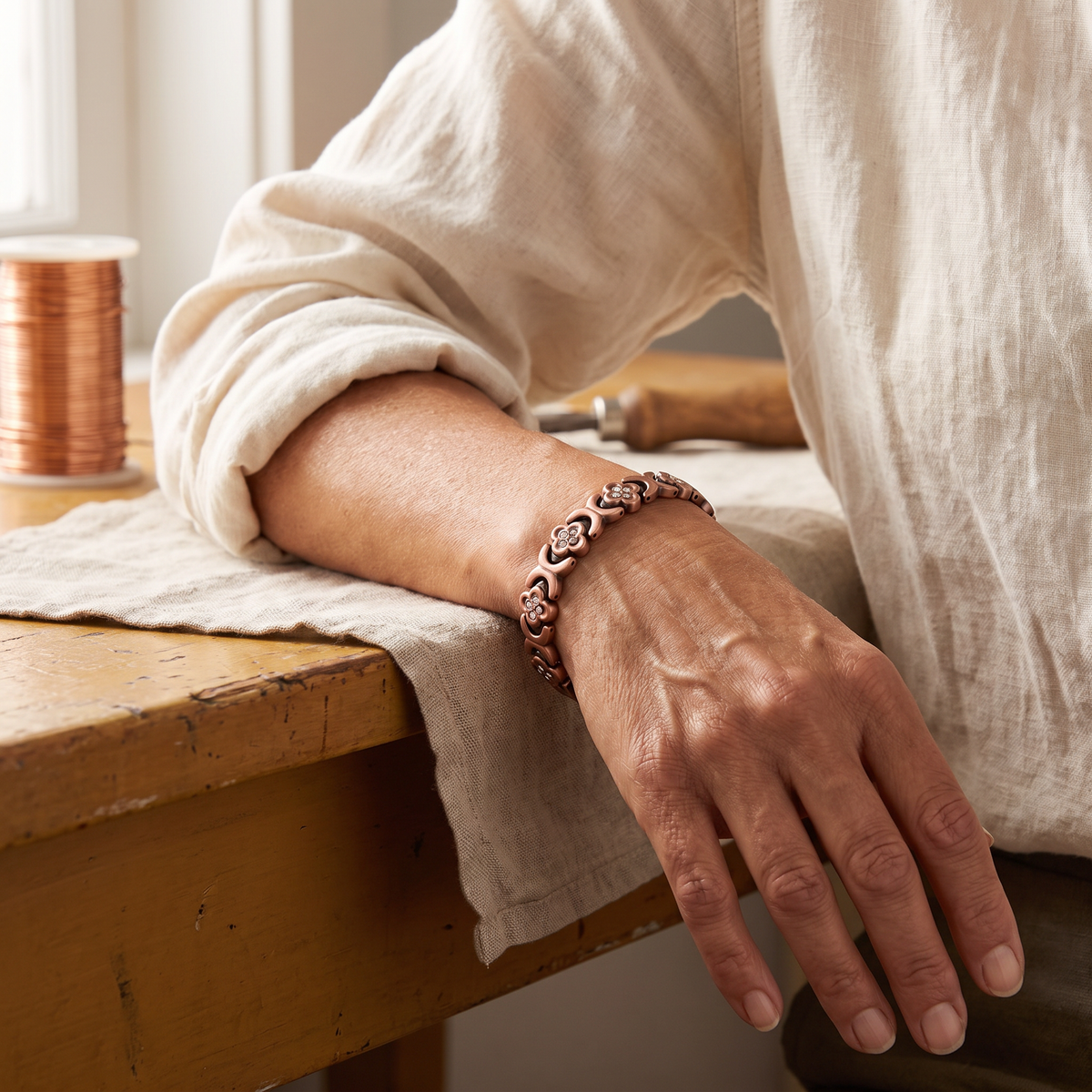 Nancy's Keel Copper Bracelet