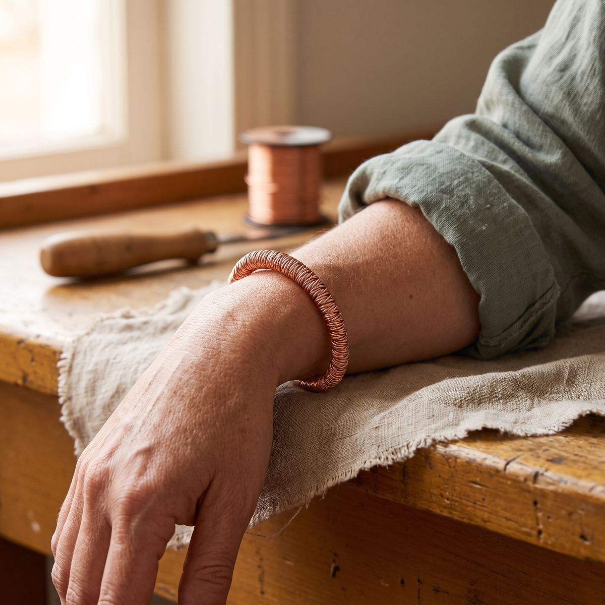 Nancy's Fjord Copper Cuff