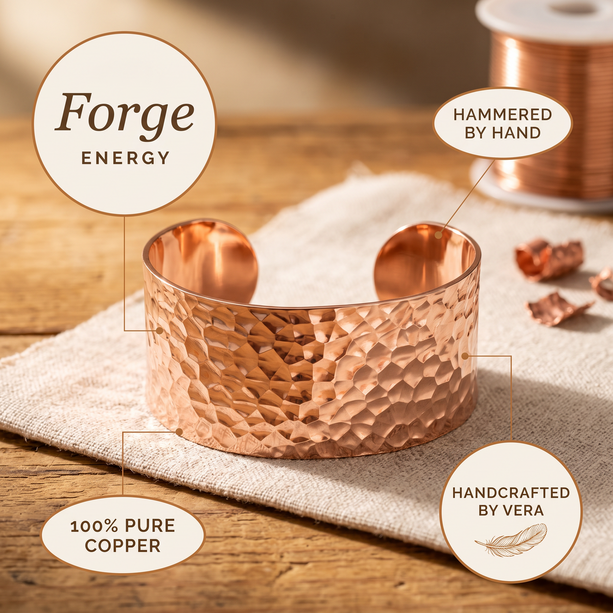 Nancy's Forge Copper Bracelet