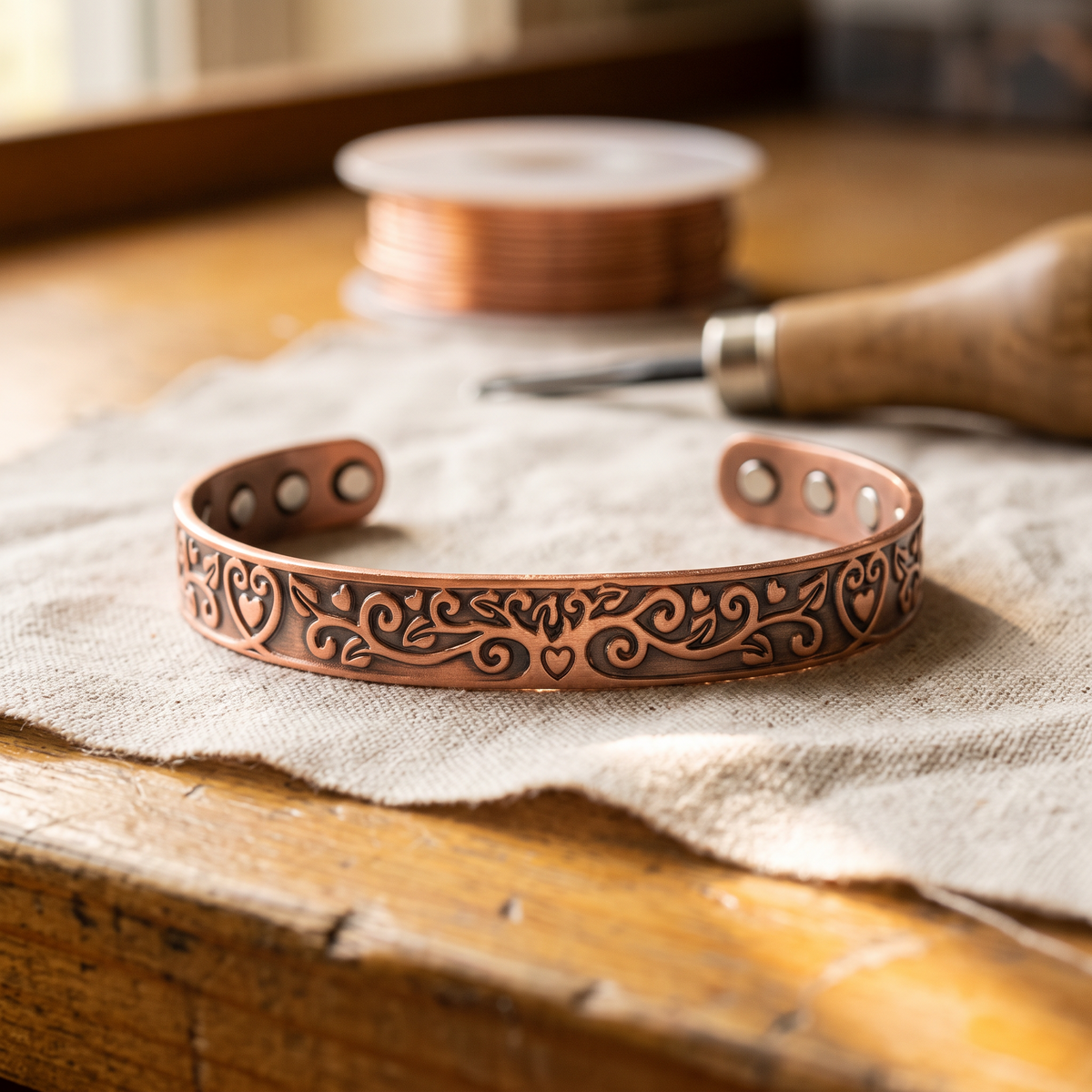 Nancy's Tide Copper Bracelet