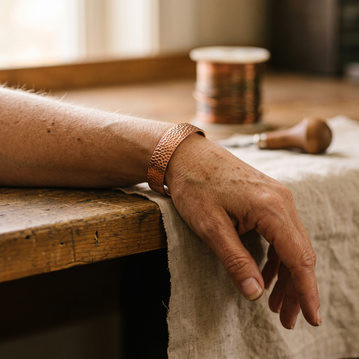 Nancy's Moon Copper Bracelet