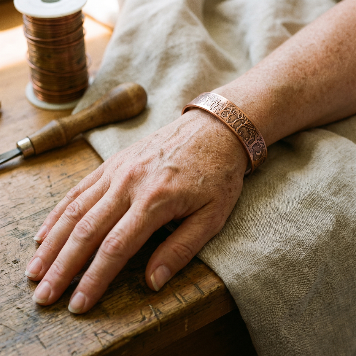 Nancy's Grove Copper Bracelet
