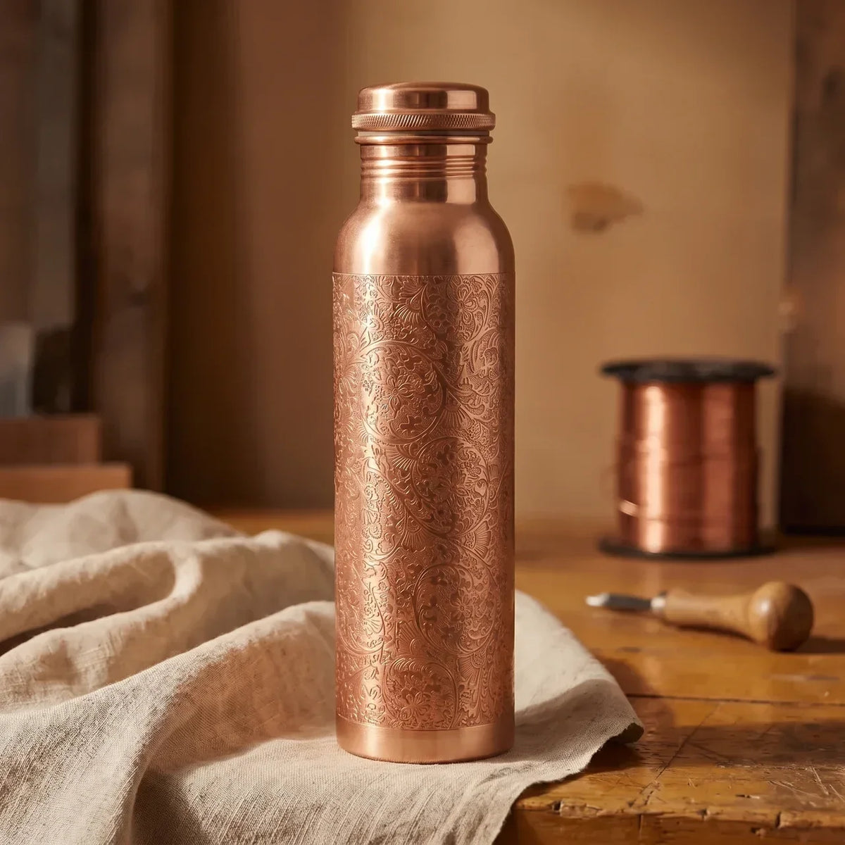 Nancy’s Engraved Pure Copper Water Bottle