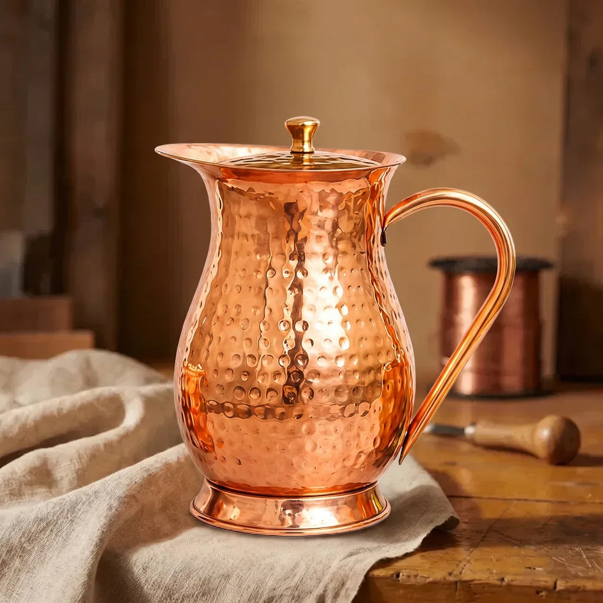 Nancy’s Hand-Hammered Pure Copper Pitcher