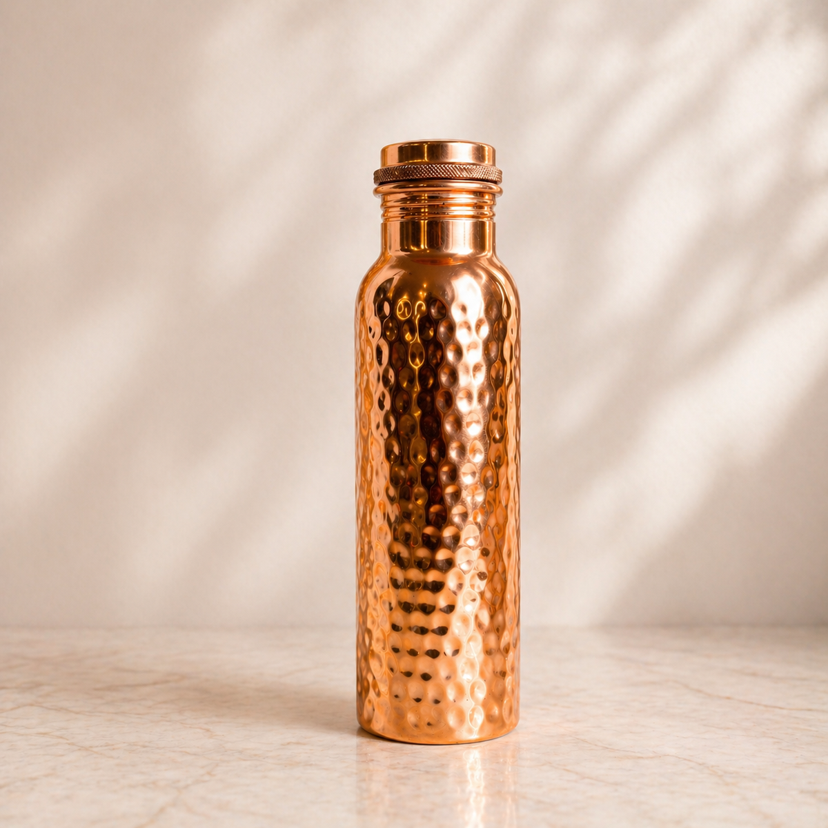 Nancy’s Hand-Hammered Pure Copper Bottle & Cup Set