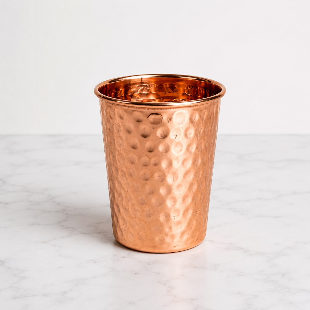 Nancy’s Hand-Hammered Pure Copper Bottle & Cup Set