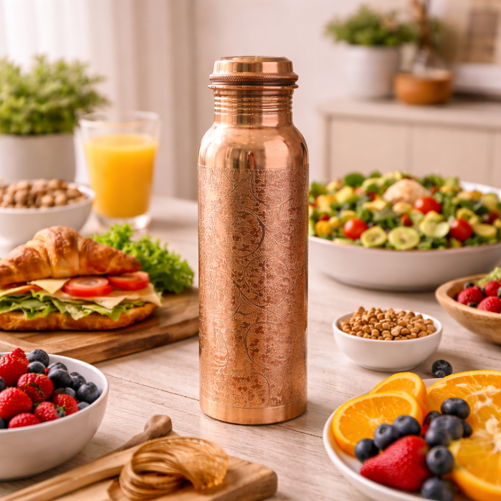 Nancy’s Engraved Pure Copper Water Bottle
