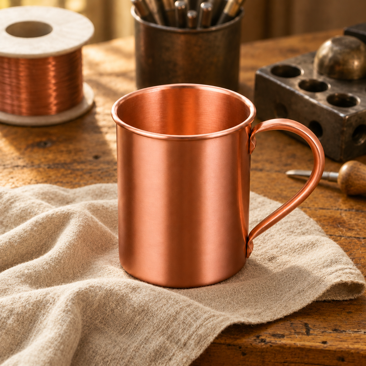Nancy's Copper Plain Mug 400ml