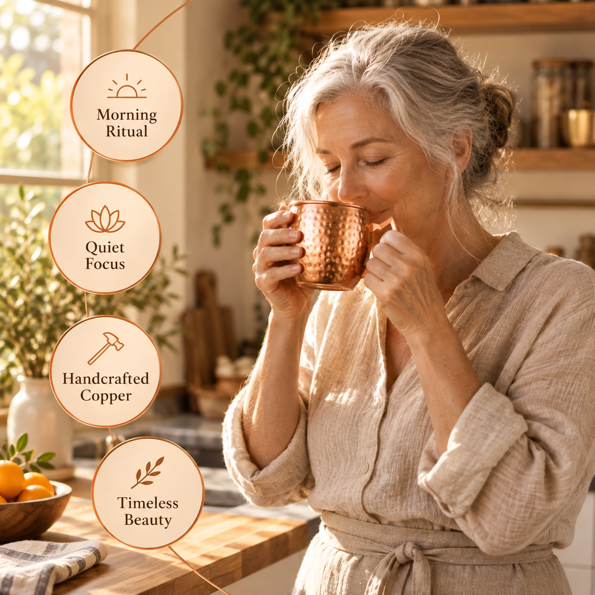 Nancy's Copper Mug 350ml