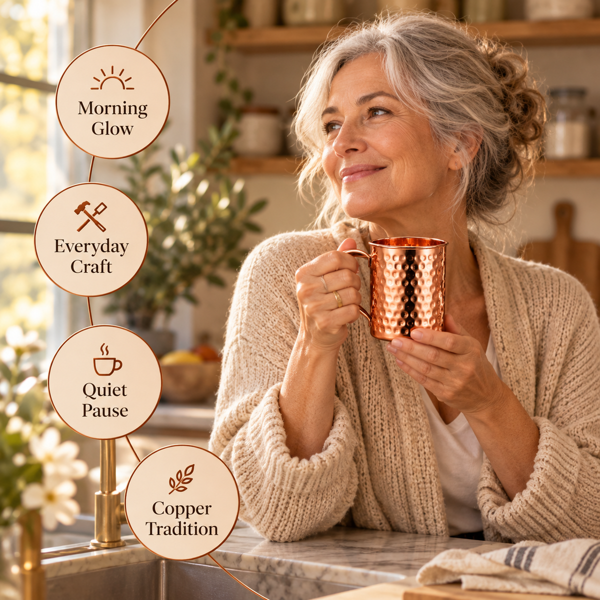 Nancy's Copper Mug 400ml