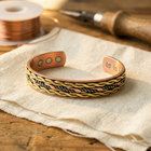 Copper Love Weave Copper Bracelet