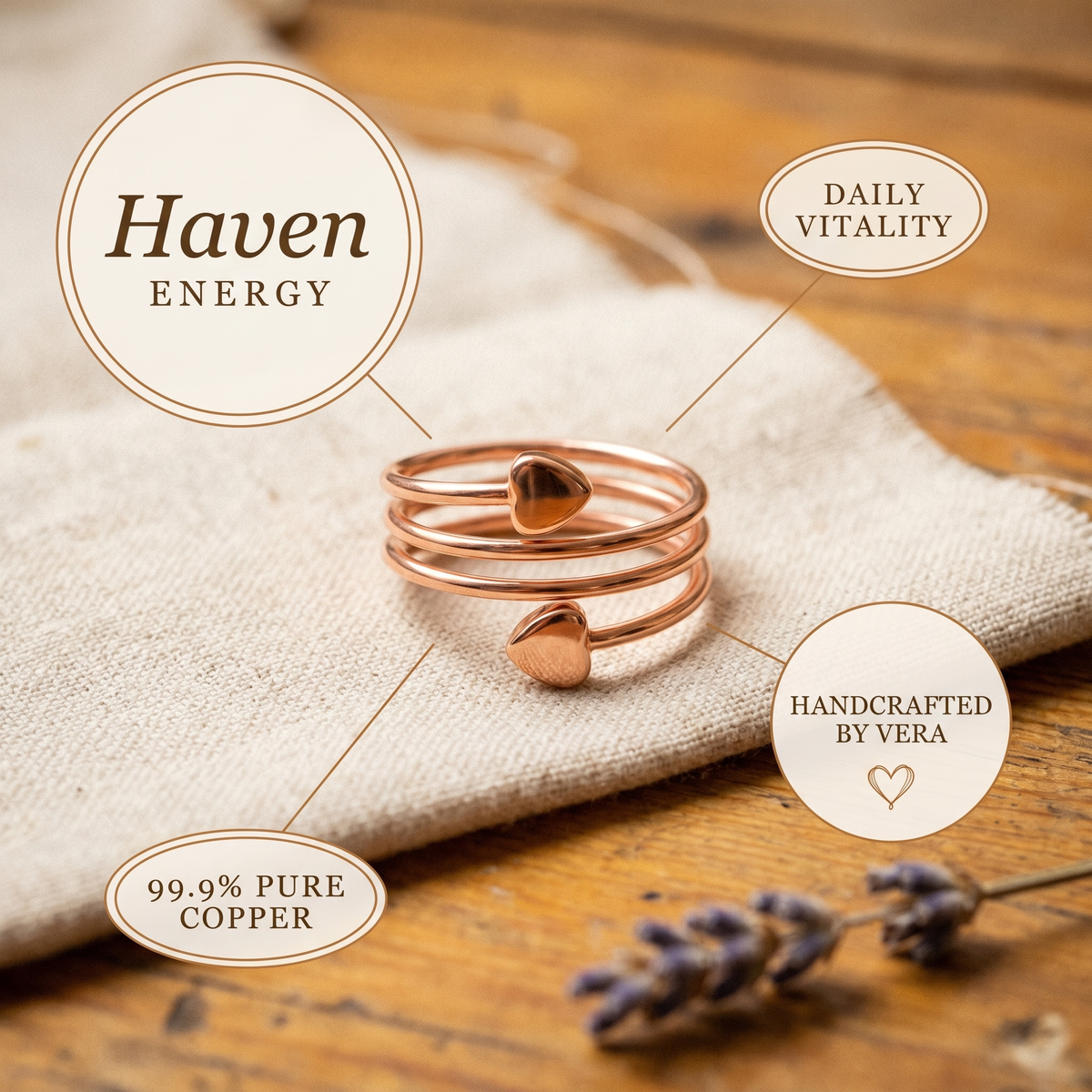 Nancy's Haven Copper Ring