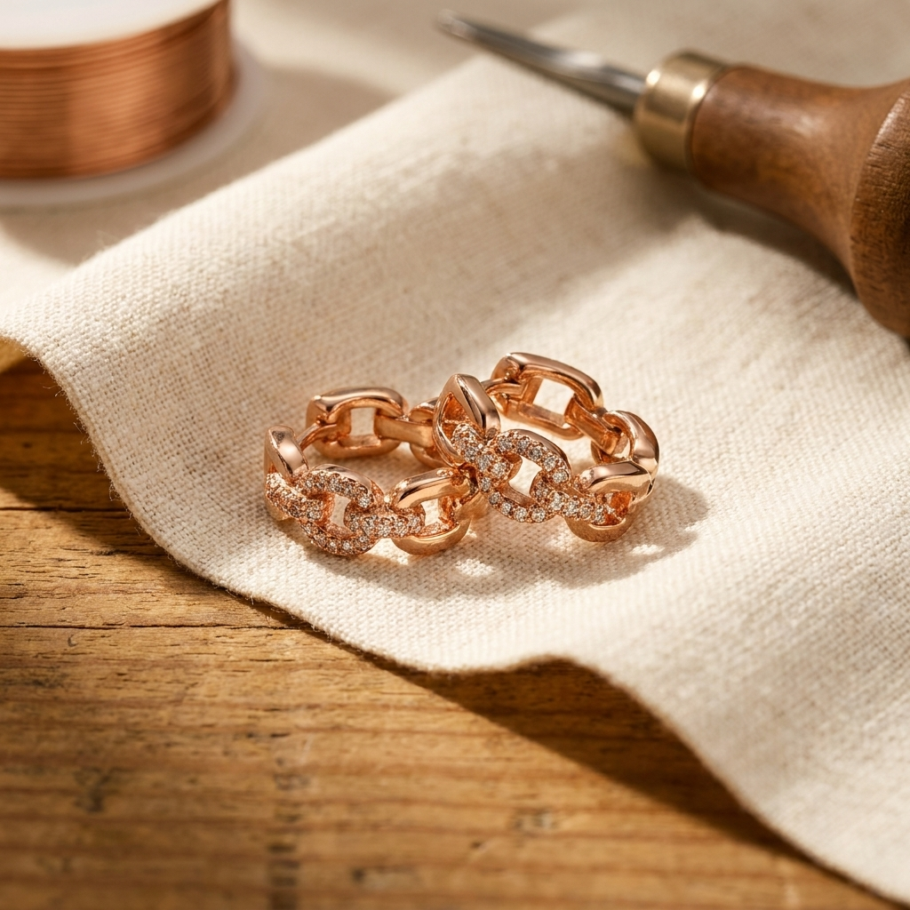 Nancy's Tor Copper Earrings