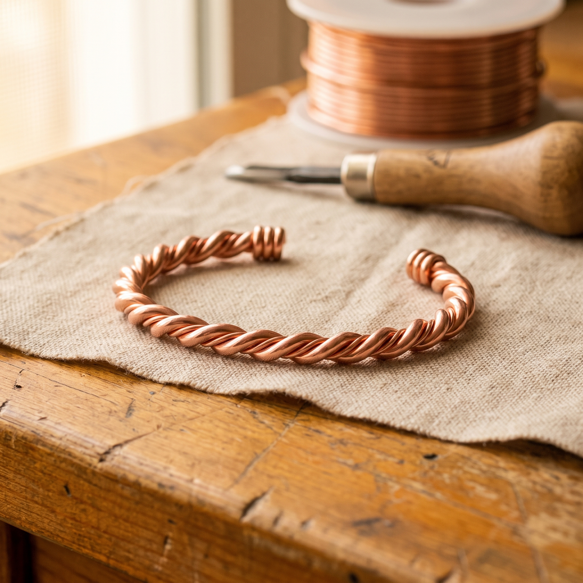 Nancy's Tensor Copper Bracelet