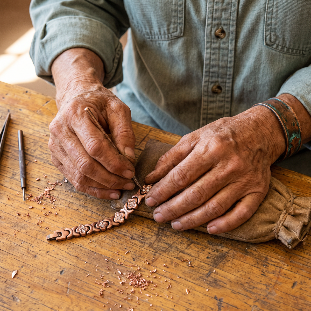 Nancy's Keel Copper Bracelet