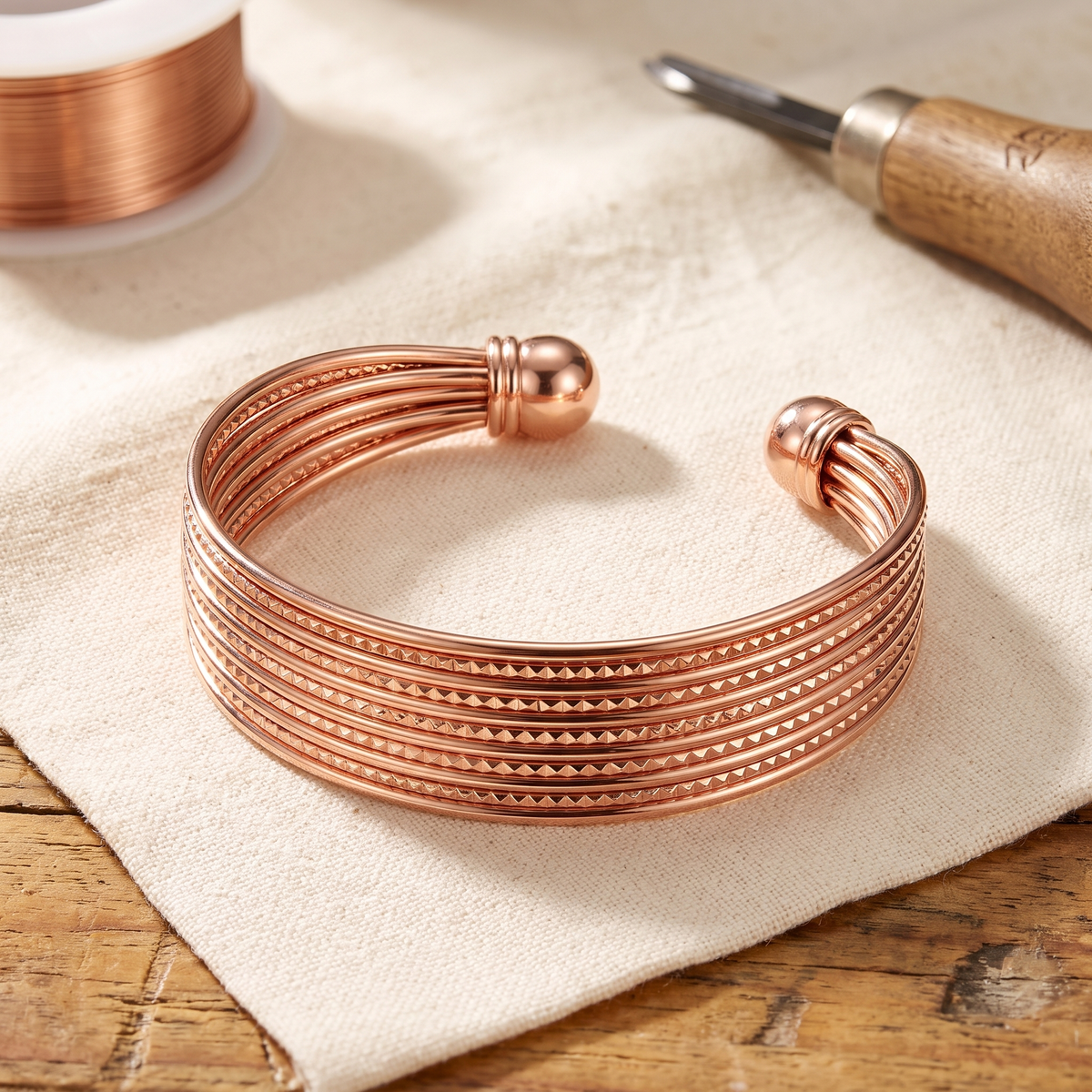 Nancy's Swift Copper Bracelet