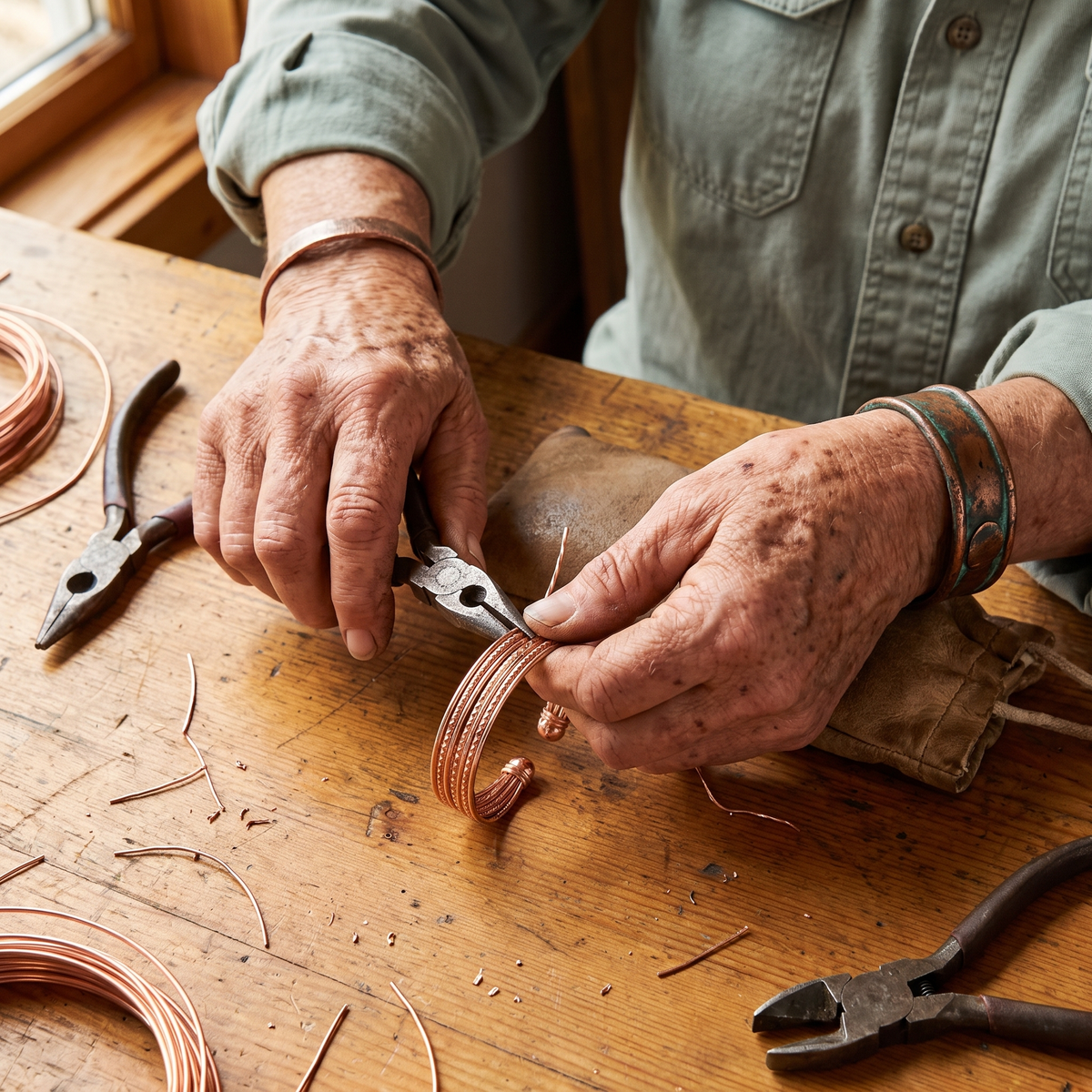Nancy's Swift Copper Bracelet