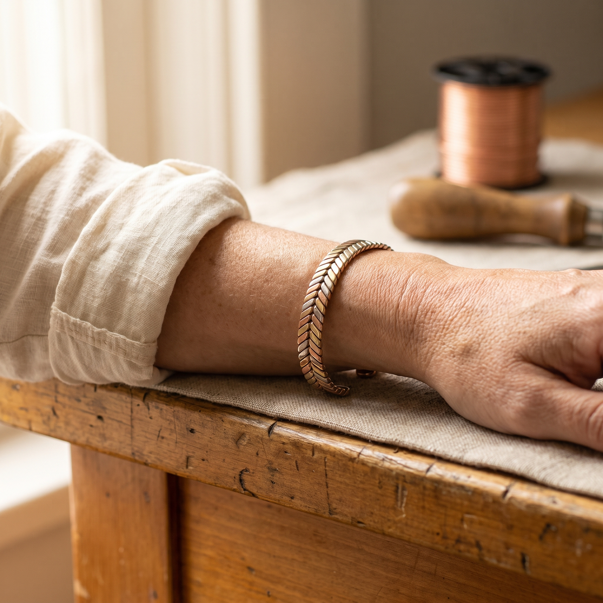 Nancy's Copse Copper Bracelet