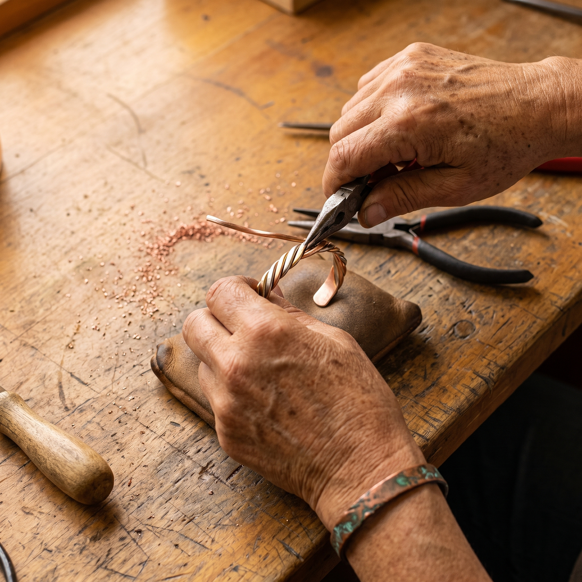 Nancy's Bog Copper Bracelet