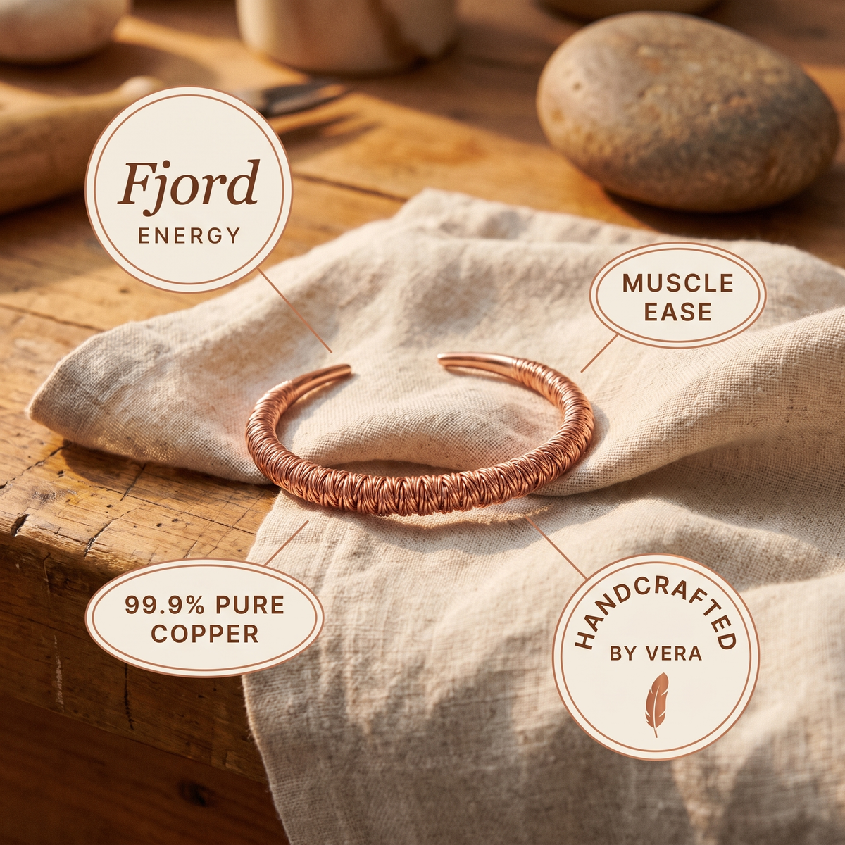 Nancy's Fjord Copper Cuff