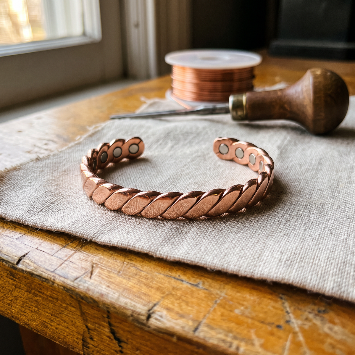 Nancy's Bough Copper Bracelet