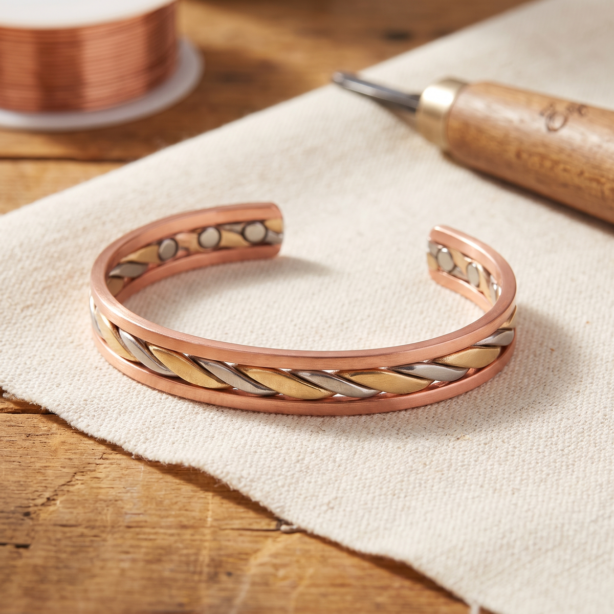 Nancy's Bud Copper Bracelet