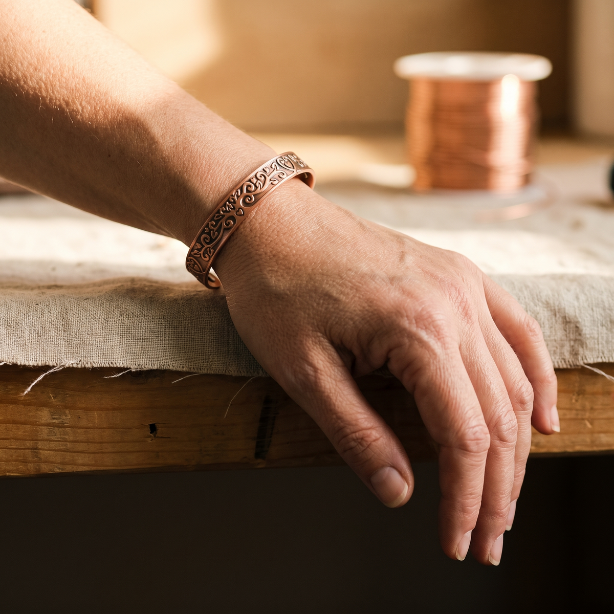 Nancy's Tide Copper Bracelet