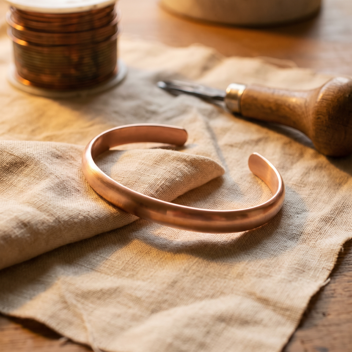 Nancy's Flow Copper Bracelet