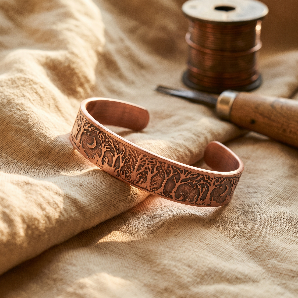 Nancy's Grove Copper Bracelet