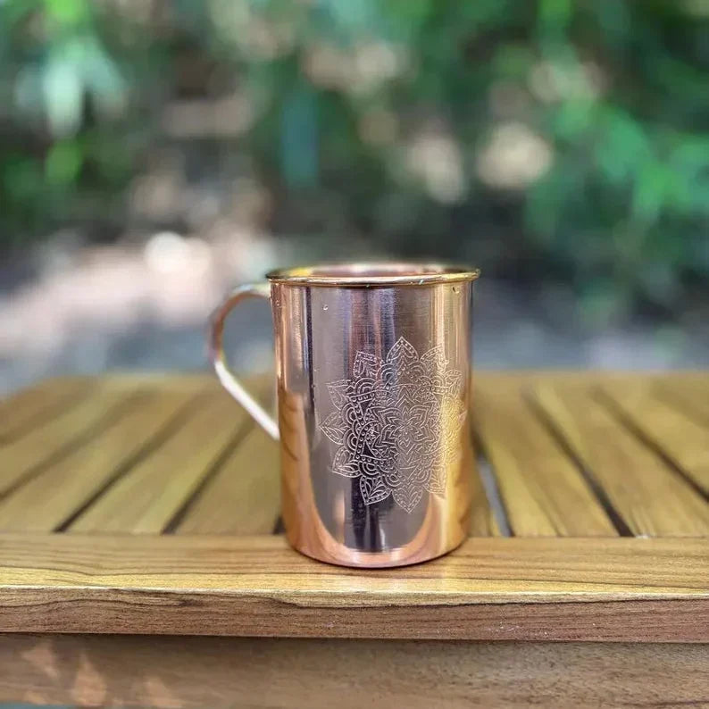 Nancy’s Mandala Pure Copper Drinking Mug