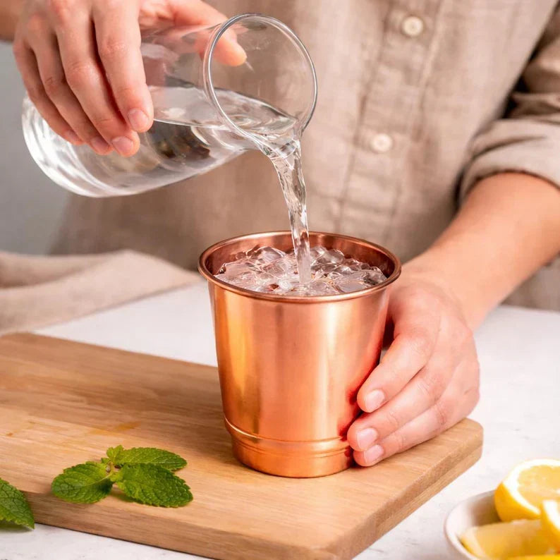 Nancy’s Hand-Hammered Pure Copper Drinking Cup